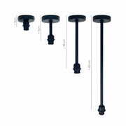 Matt Black Pathos - Pendant Light Fitting