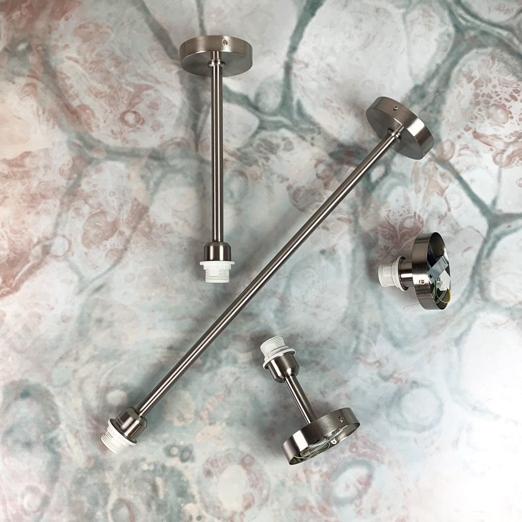 Brushed Steel Pathos - Pendant Light Fitting