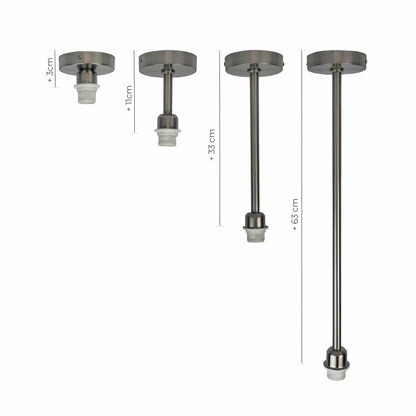 Otter Ferry Wallpaper Lined Pendant Shade with Astor Titanium