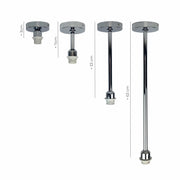 Polished Chrome Pathos - Pendant Light Fitting