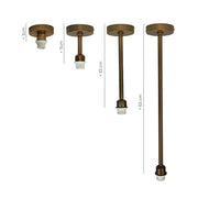 Aged Copper Pathos - Pendant Light Fitting