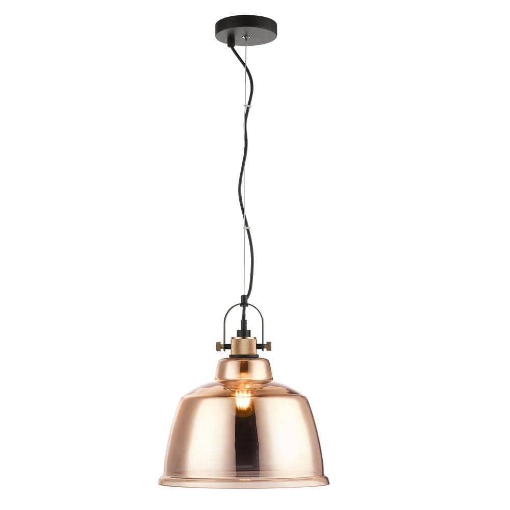 Ava 1Lt Pendant Gold/Black