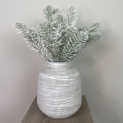 Snow Pine Spray Stem Bundle