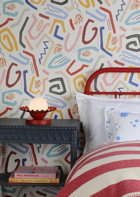 David Hunt Pop Table Lamp with Opal Glass