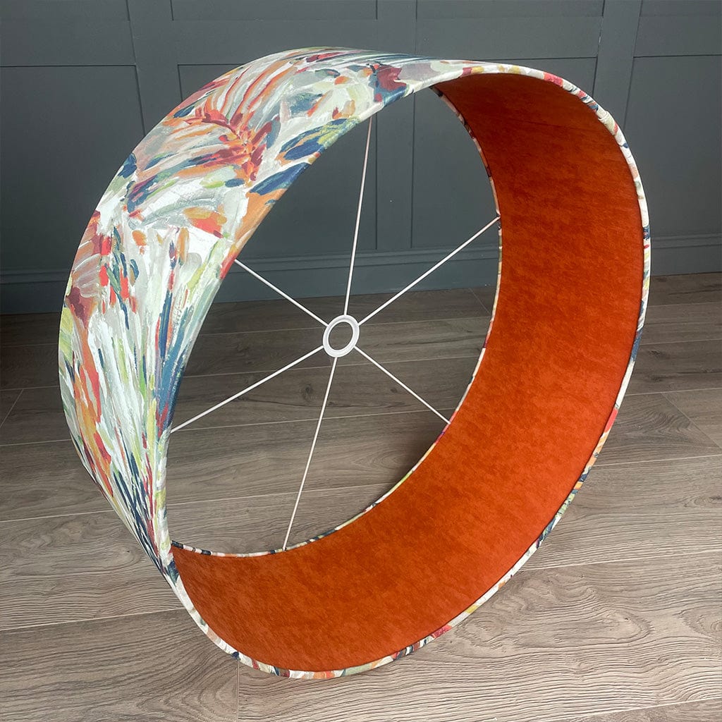 Palmyra Spice Pendant Shade with Belvoir Burnt Orange Inner