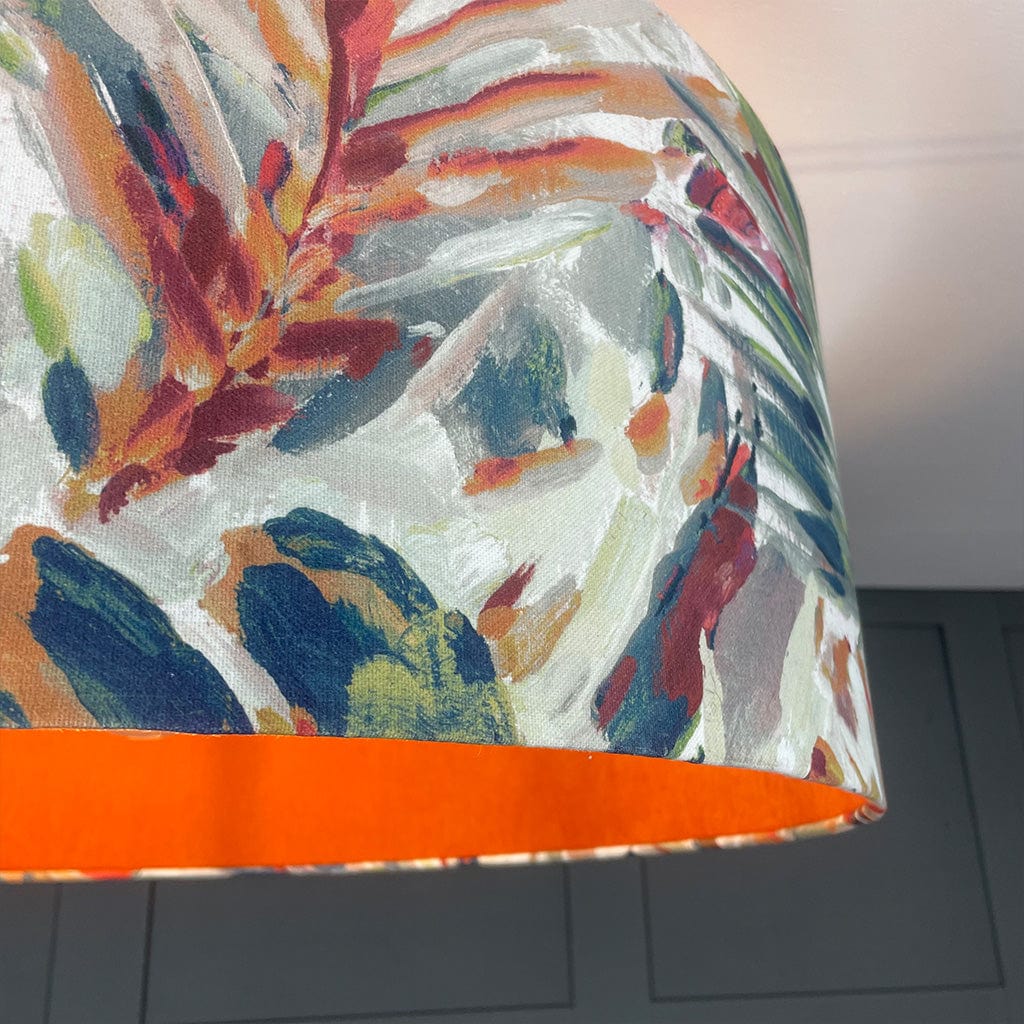 Palmyra Spice Pendant Shade with Belvoir Burnt Orange Inner