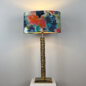 Paperbark Small Table Lamp Opulent Gold with Choice of Shade