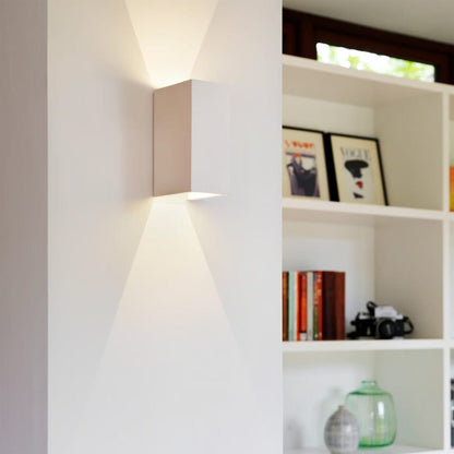 Rectangular Parma Ceramic Wall 2 Light