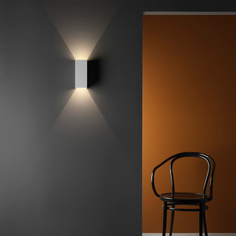 Rectangular Parma Ceramic Wall 2 Light