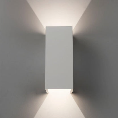 Rectangular Parma Ceramic Wall 2 Light