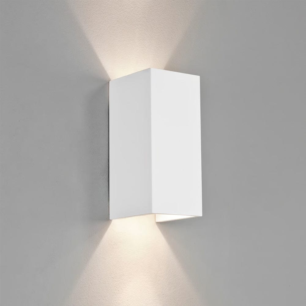 Rectangular Parma Ceramic Wall 2 Light