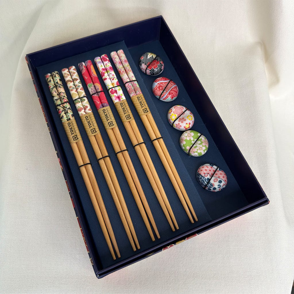 Pebble Chopstick Gift Set