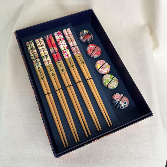 Pebble Chopstick Gift Set