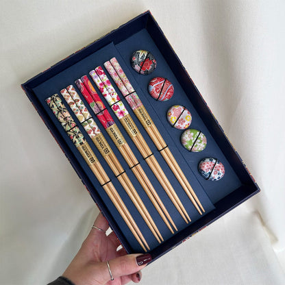 Pebble Chopstick Gift Set