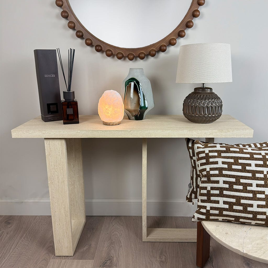 Anneli Bronze Aztec Texture Ceramic Table Lamp
