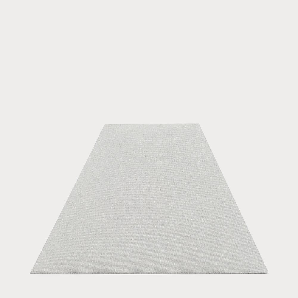 Pyramid Cream Cotton Tapered Square Shade
