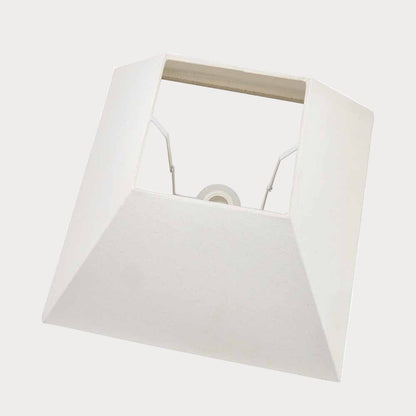 Pyramid Cream Cotton Tapered Square Shade