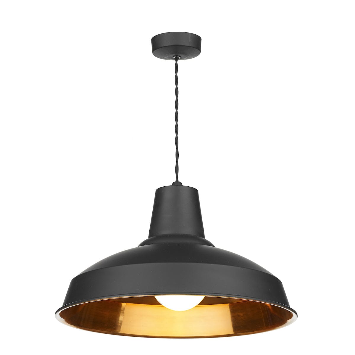 David Hunt Reclamation Black & Polished Copper Pendant