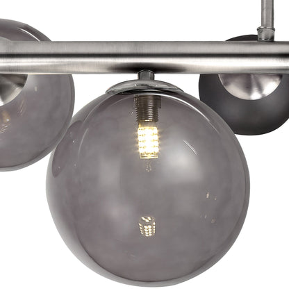 Reilly 4 Light Polished Chrome Semi Flush Ceiling Light