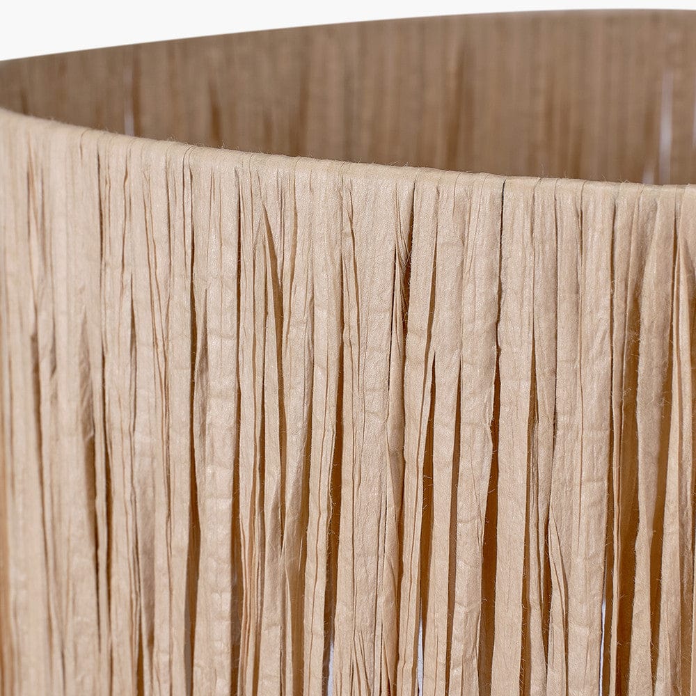 Tilia Natural Raffia Cylinder Shade