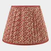 Floral Red Tapered Shade