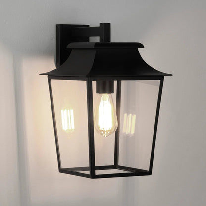 Richmond Textured Black Outdoor Wall Lantern