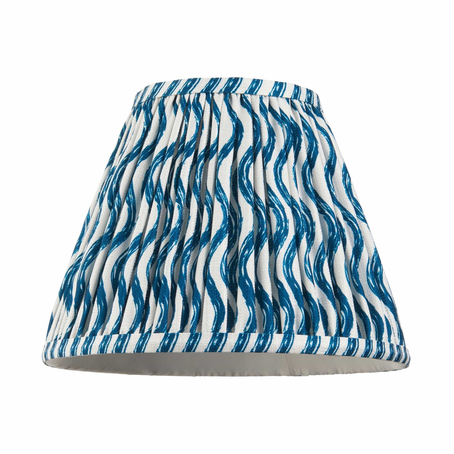 Ripples Pleated Shade - Marine Blue