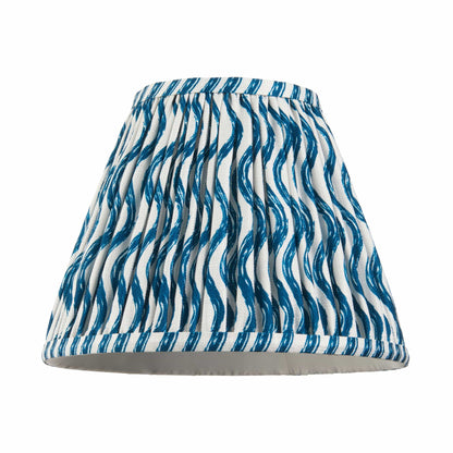 Ripples Pleated Shade - Marine Blue