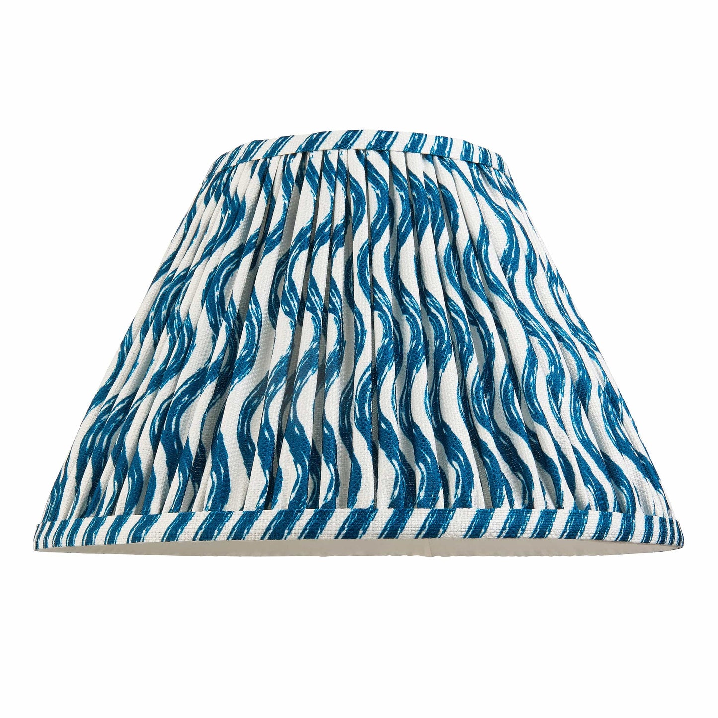 Ripples Pleated Shade - Marine Blue