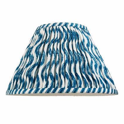 Ripples Pleated Shade - Marine Blue