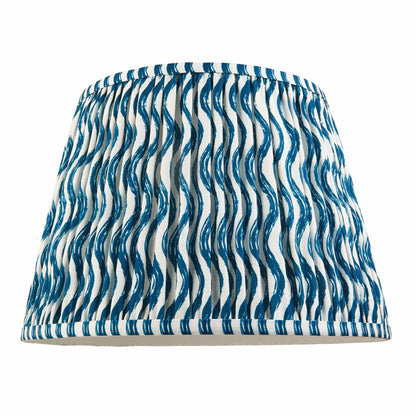 Ripples Pleated Shade - Marine Blue