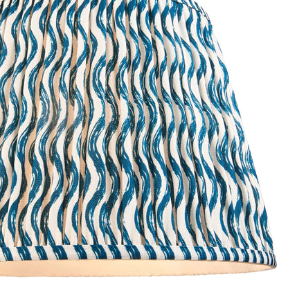 Ripples Pleated Shade - Marine Blue
