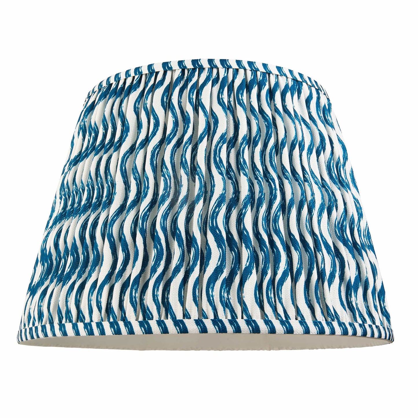 Ripples Pleated Shade - Marine Blue