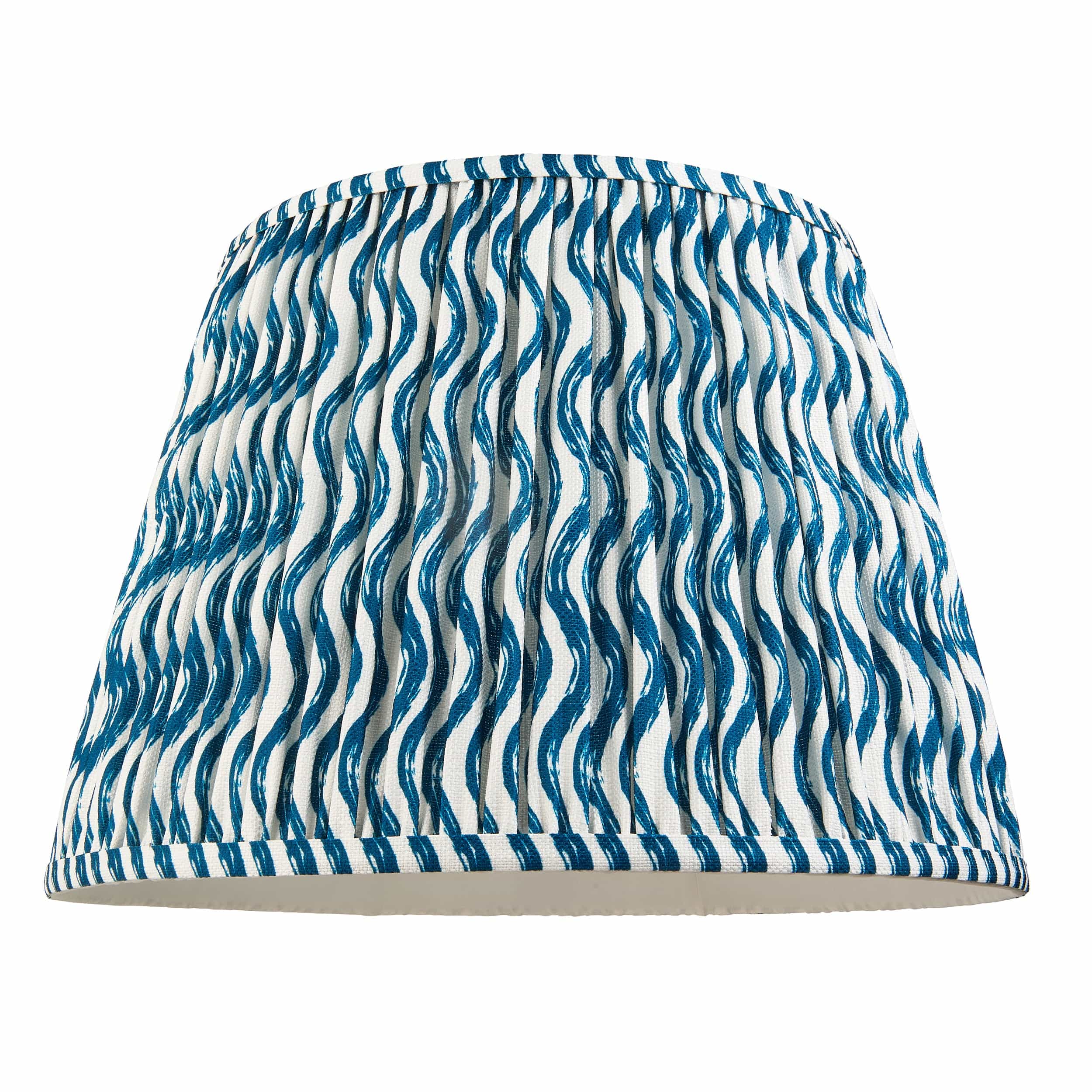 Ripples Pleated Shade - Marine Blue