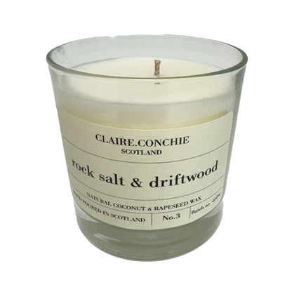 Rock Salt & Driftwood Candle