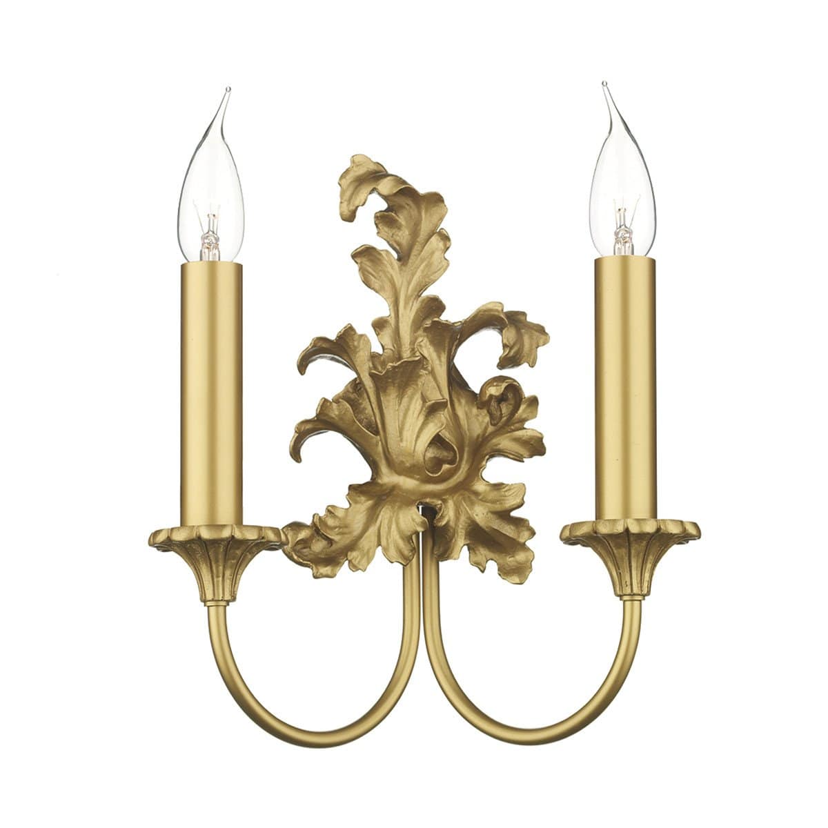 David Hunt Ormolu Double Wall Light