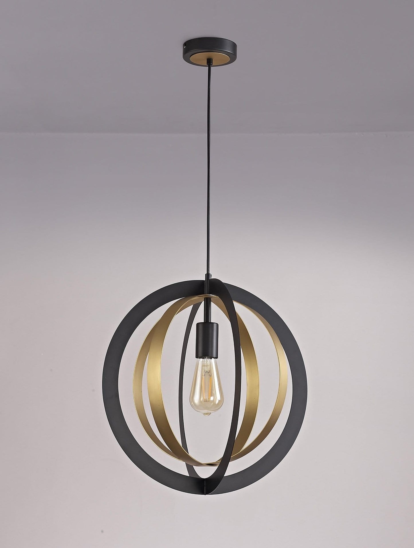 Segment Pendant Black