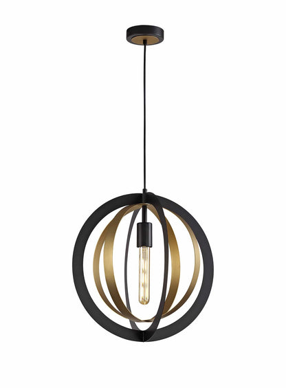 Segment Pendant Black