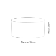 Shallow 100cm Lampshade