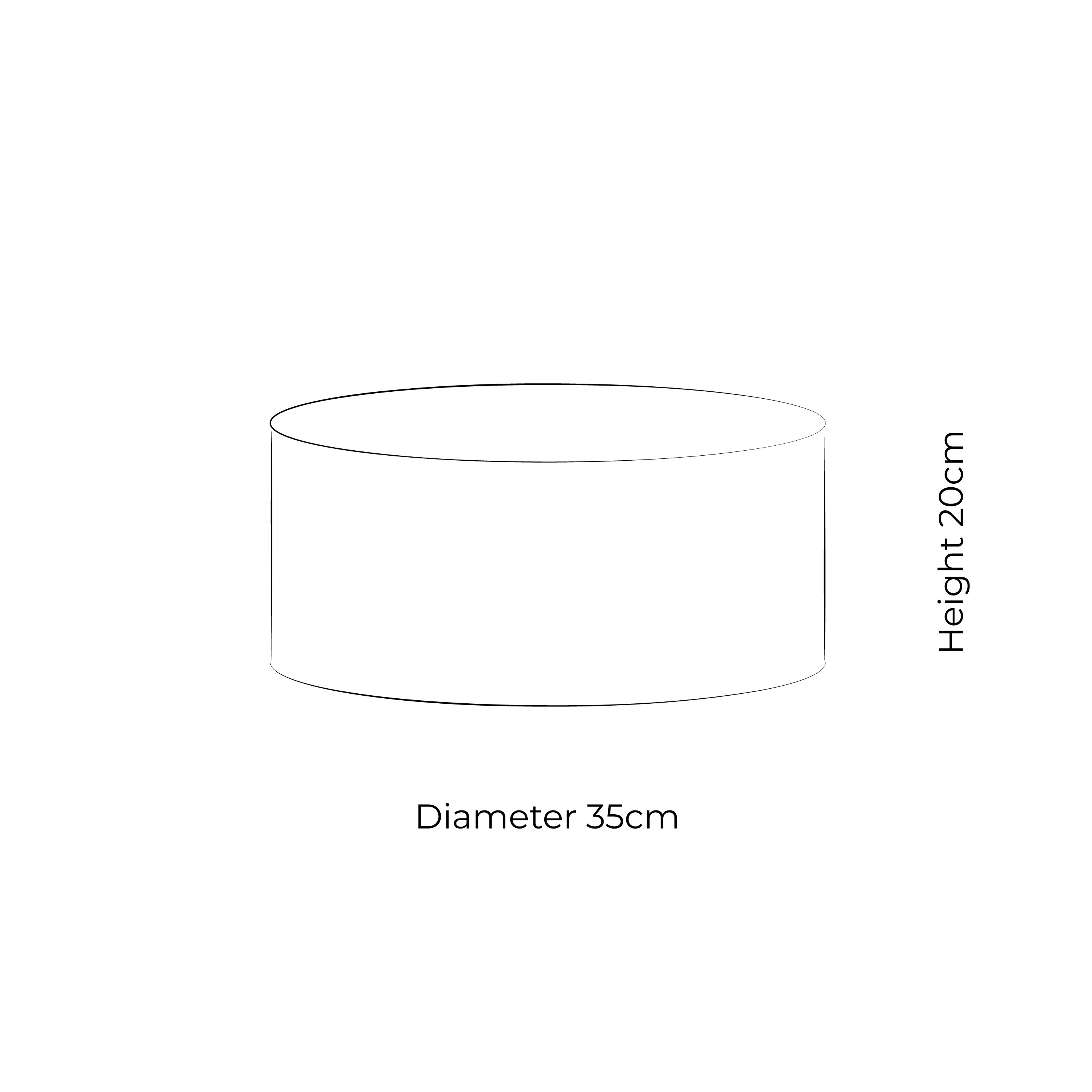 Shallow 35cm Lampshade