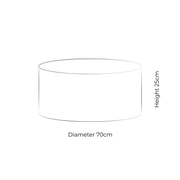 Shallow 70cm Lampshade