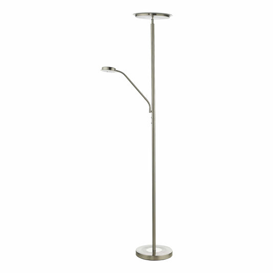 Peak Satin Chrome LED Mother & Child Floor Lamp