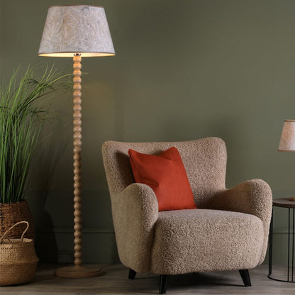 Spool Cashmere Floor Lamp