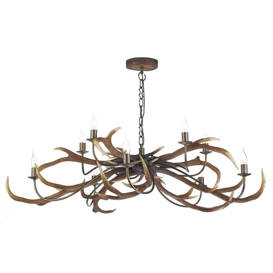 David Hunt Stag 10 Light Pendant Base Only