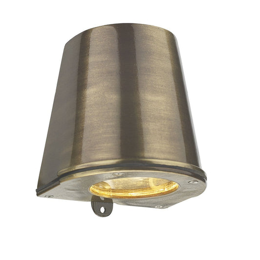 David Hunt Strait LED Wall Light Antique Brass