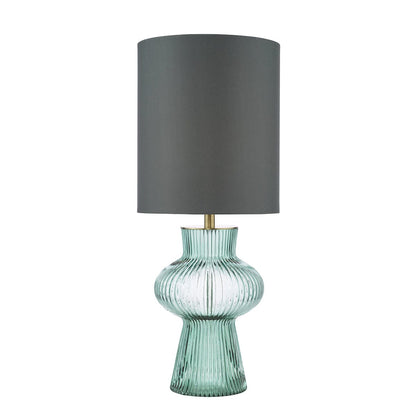 Suelita Green Glass Table Lamp with Shade