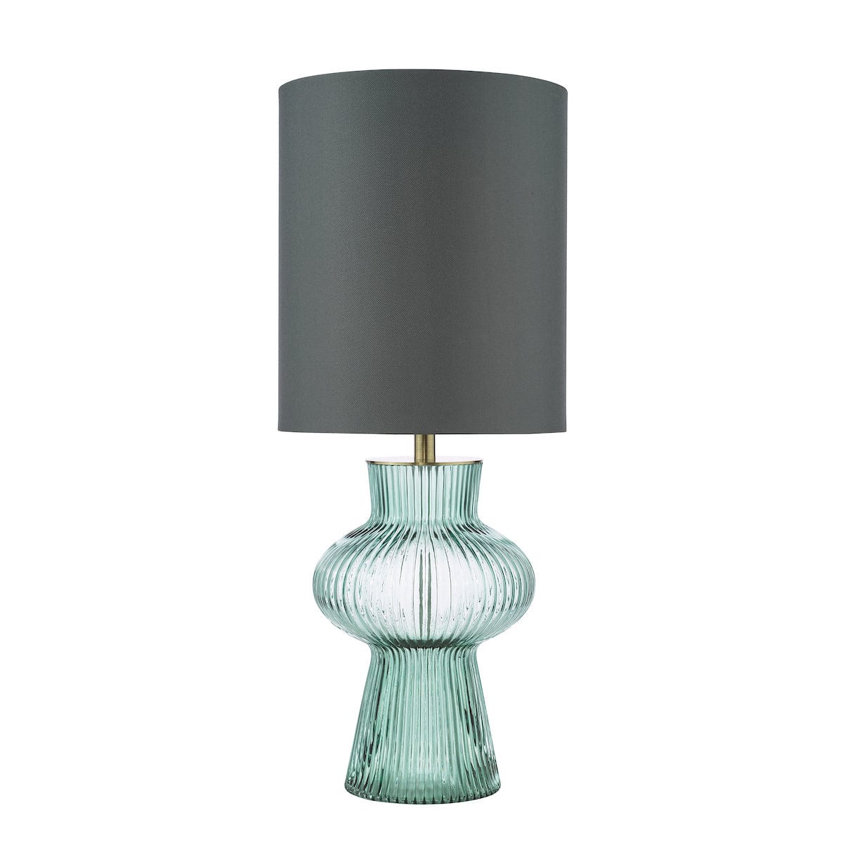 Suelita Green Glass Table Lamp with Shade