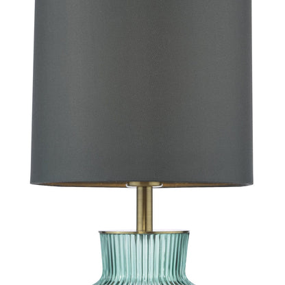 Suelita Green Glass Table Lamp with Shade