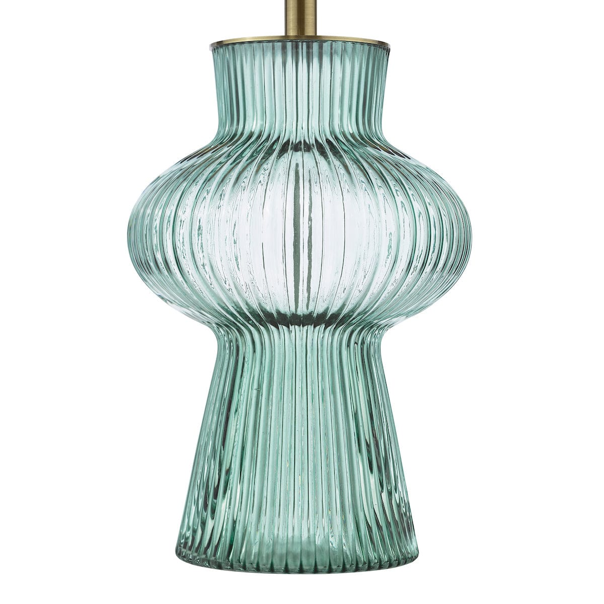 Suelita Green Glass Table Lamp with Shade