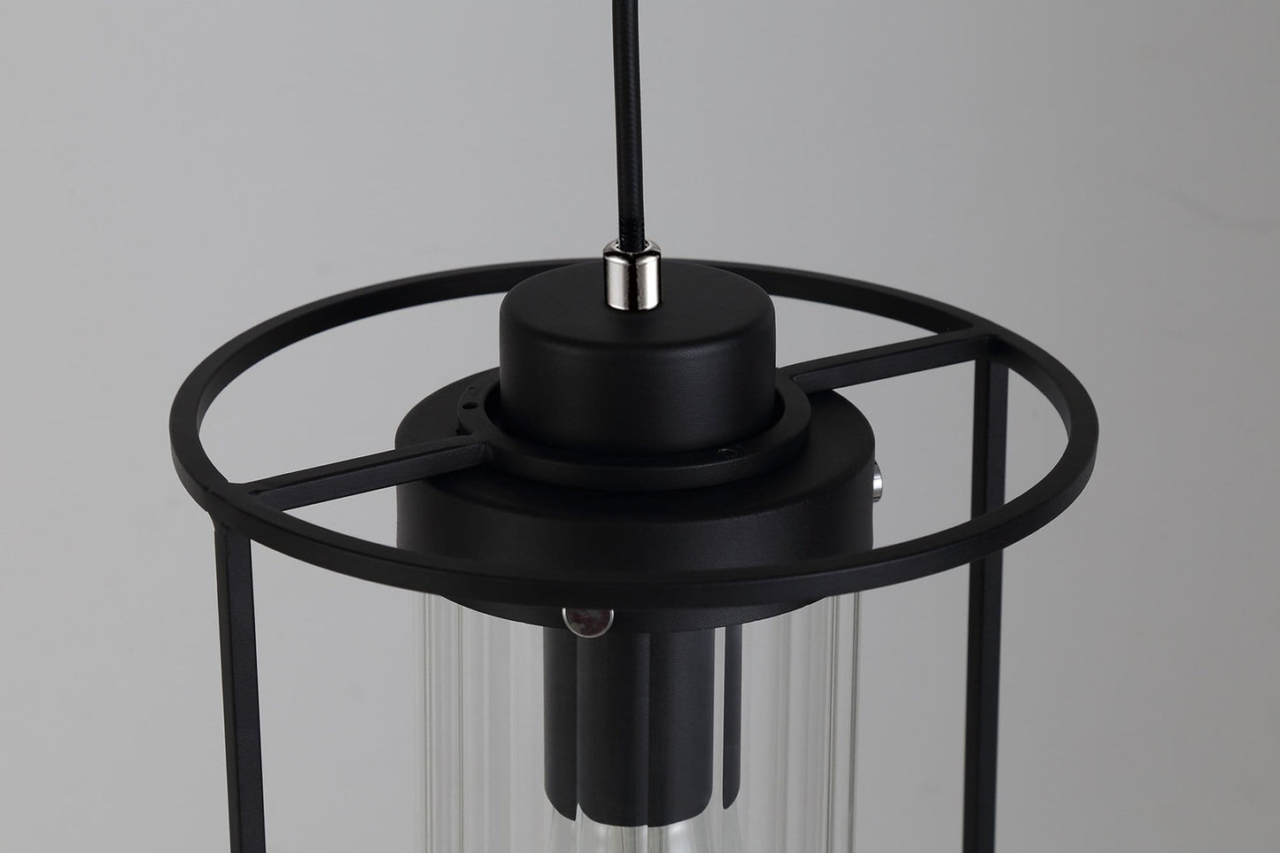 Swinton Single Pendant Black